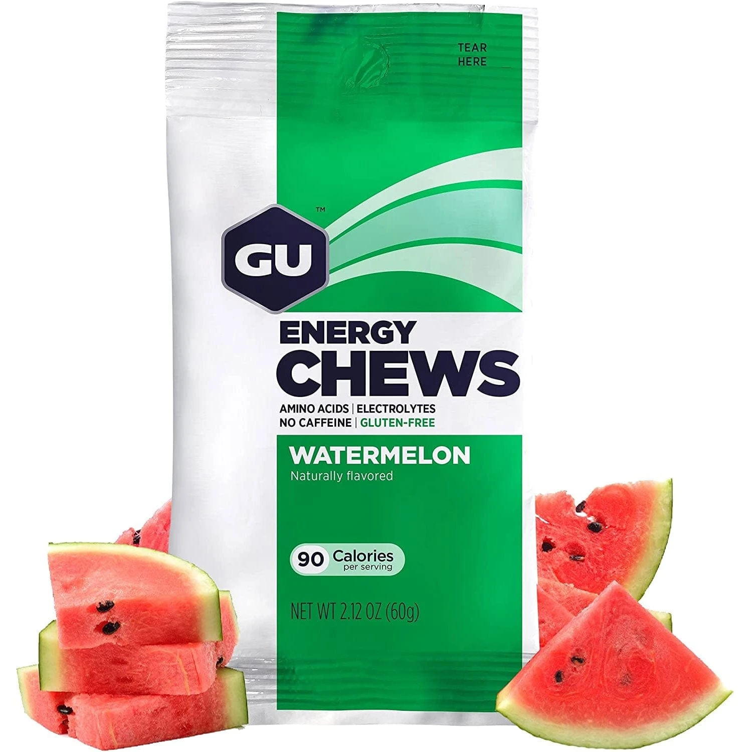 Gu Watermelon Energy Chews Packet 1 Gu Watermelon Energy Chews Packet