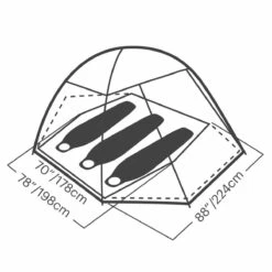 Eureka Mountain Pass 3 Person Tent 5 Eureka Mountain Pass 3 Person Tent -Coghlan's Store 2629104