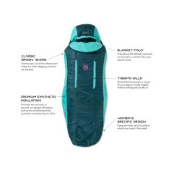 Nemo Equipment Forte Womens 35 Long Sleeping Bag -Coghlan's Store 4497 2