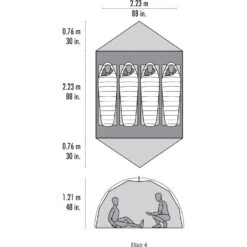 MSR Elixir 4 Backpacking Tent -Coghlan's Store 57291124 e189 4a27 860f 6b3519ed28b8