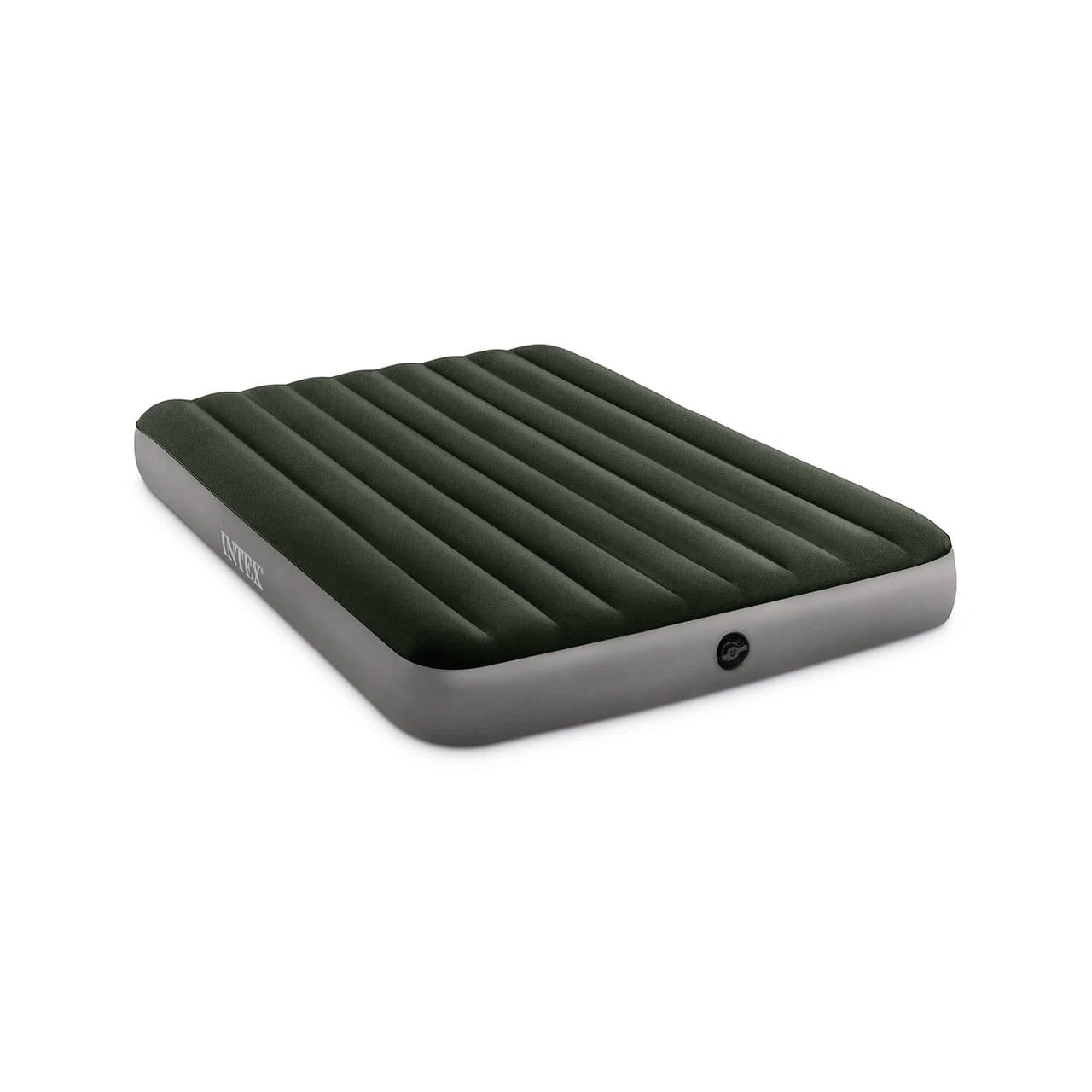 Intex 10in Queen Dura-Beam Prestige Downy Airbed With Hand-held Battery Air Pump 1 Intex 10in Queen Dura-Beam Prestige Downy Airbed With Hand-held Battery Air Pump