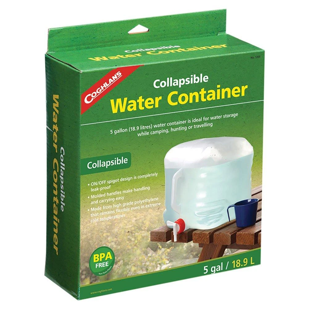 Coghlan's Collapsible 5 Gallon Water Container 1 Coghlan's Collapsible 5 Gallon Water Container