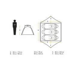 NEMO EQUIPMENT Nemo Aurora 3 Person Tent & Footprint -Coghlan's Store 8116660313721