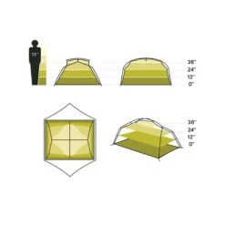 NEMO EQUIPMENT Nemo Aurora 3 Person Tent & Footprint -Coghlan's Store 811666032195