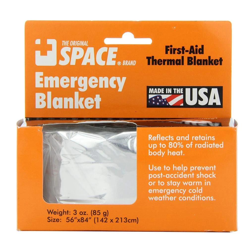 The Original SPACE Brand Emergency Blanket 1 The Original SPACE Brand Emergency Blanket
