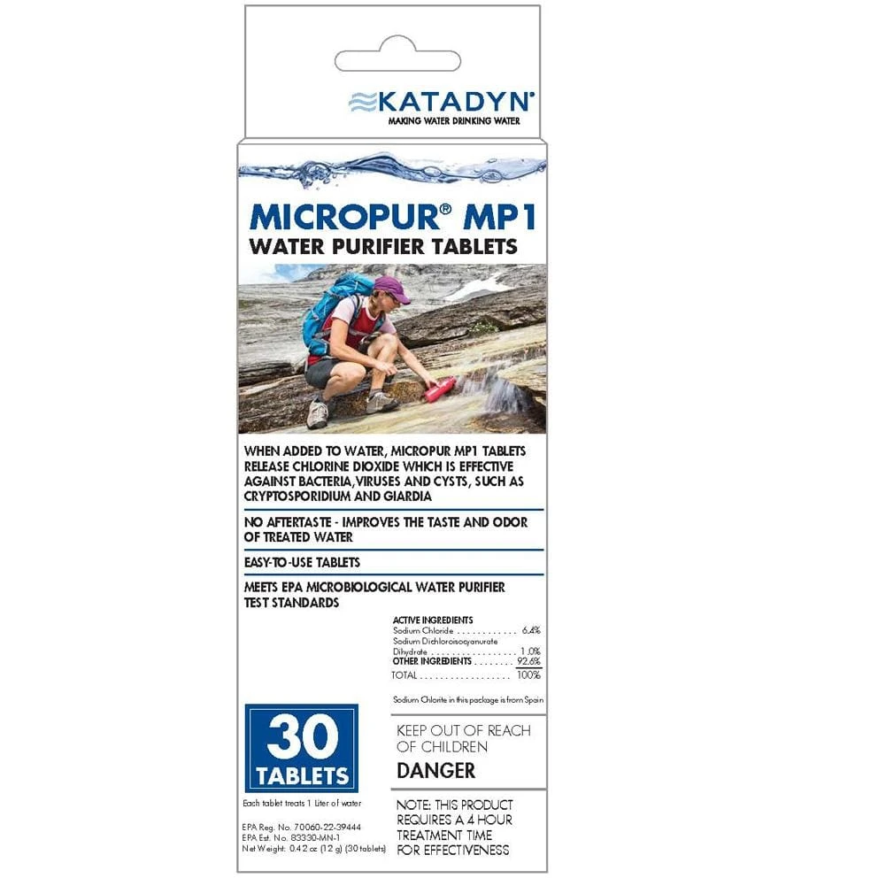 Katadyn Micropur Purification Tablets 1 Katadyn Micropur Purification Tablets