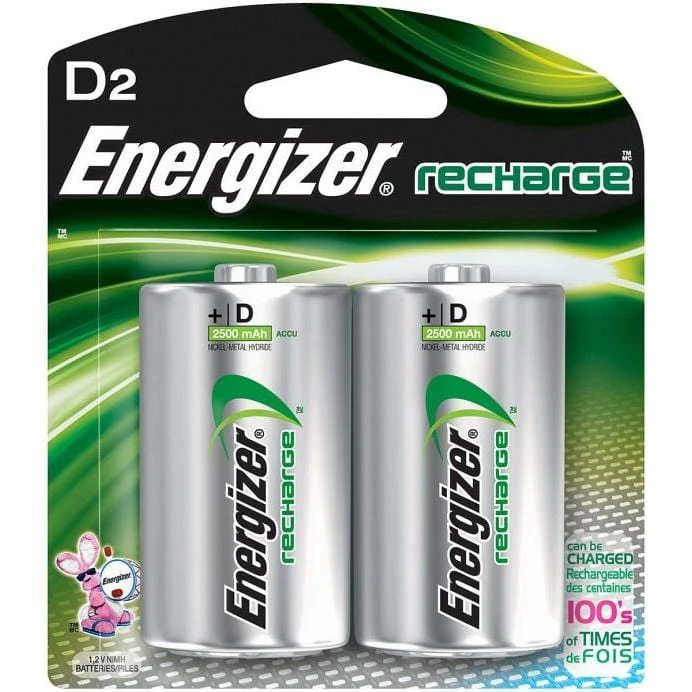 Energizer Nimh D 2 Pack 1 Energizer Nimh D 2 Pack