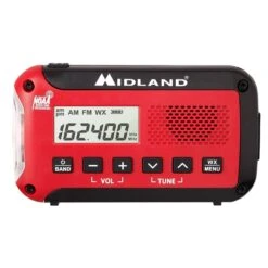 Midland ER10VP E+READY® Compact Emergency Alert AM/FM Weather Radio