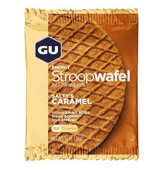 GU Stroopwafel Salty's Caramel Stroopwafel Waffle 1 GU Stroopwafel Salty's Caramel Stroopwafel Waffle