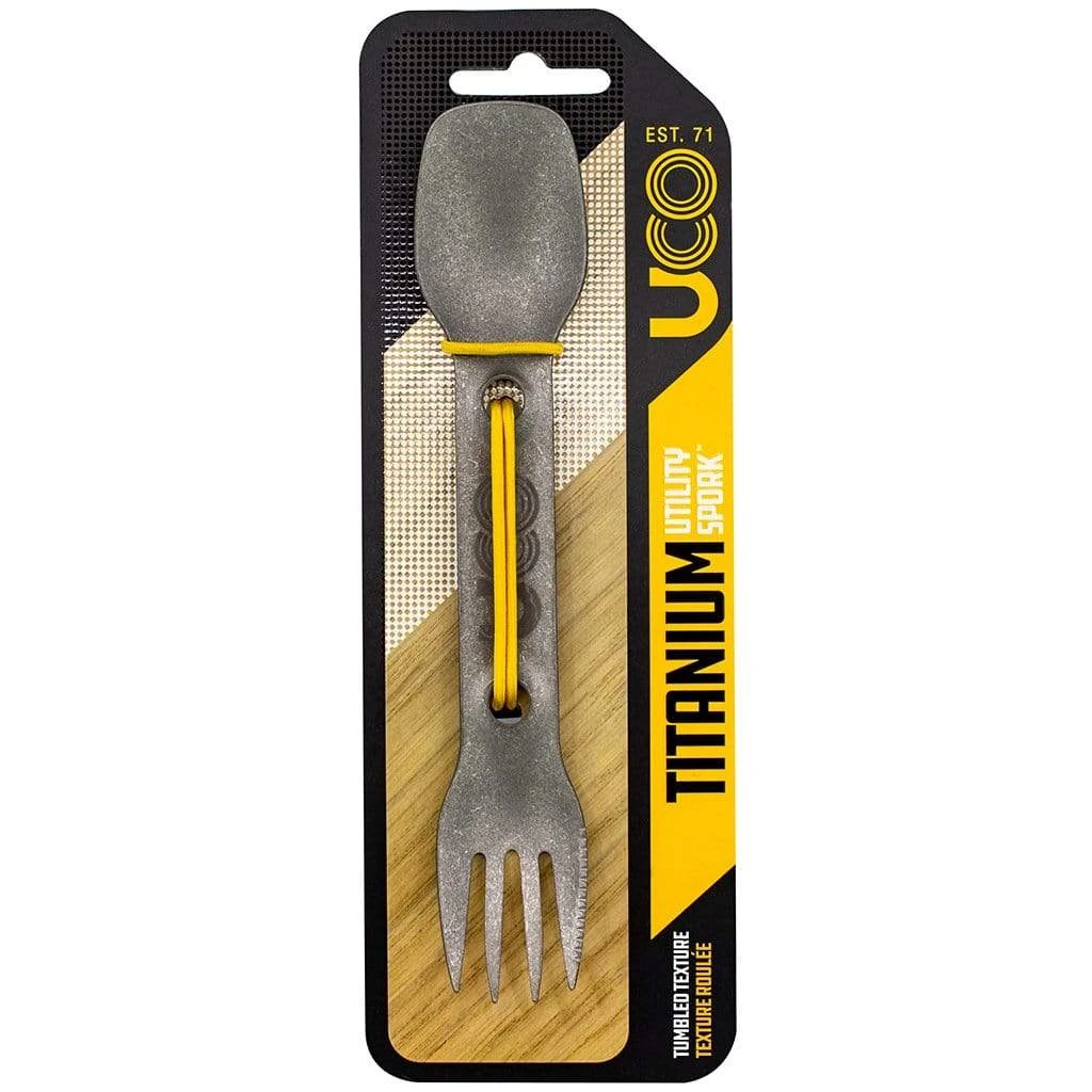 UCO Titanium Utility Spork With Tether 2 UCO Titanium Utility Spork With Tether - Image 2