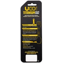 UCO Titanium Utility Spork With Tether 13 UCO Titanium Utility Spork With Tether -Coghlan's Store OFtgJidvSk2UBaj8REuf f sp ti f sp ti packaging2
