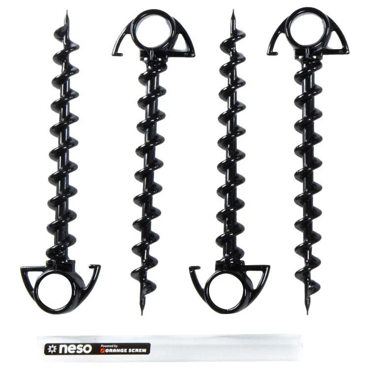 Neso Ground Screw Stakes 4PK 1 Neso Ground Screw Stakes 4PK