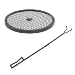 Blue Sky Spark Screen And Screen Lift For Portable Pellet Fire Pit