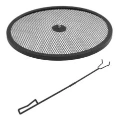 Blue Sky Spark Screen And Screen Lift For Peak Patio Fire Pit