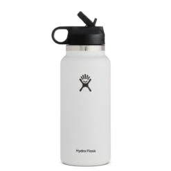 Hydro Flask 32 Oz. Wide Mouth With Straw Lid 2.0 Water Bottle -Coghlan's Store W32BSW110