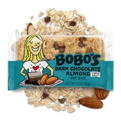 Bobos Oat Bars Dark Chocolate Almond With Sea Salt