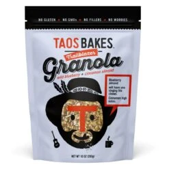Taos Bakes Wild Blueberry + Cinnamon Almond Granola