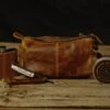 The Draper Leather Toiletry/Dopp Bag By Vintage Gentlemen