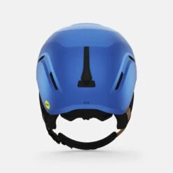 Giro Spur MIPS Kids Ski Helmet -Coghlan's Store giro spur mips snow helmet blue shreddy yeti back