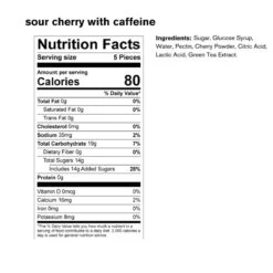 Skratch Labs Skratch Caffeinated Sour Cherry Energy Chews Sport Fuel -Coghlan's Store h 4e000b50 93ea 4bca b26c 538aee9c0f87