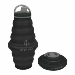 Collapsible Water Bottle | 25oz By HYDAWAY® | Official Store -Coghlan's Store hydaway collapsible water bottle 25oz midnight 3
