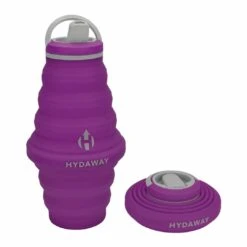 Collapsible Water Bottle | 25oz By HYDAWAY® | Official Store -Coghlan's Store hydaway collapsible water bottle 25oz plum 5