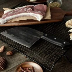 Handforged Serbian Chef Knife By Vintage Gentlemen 7 Handforged Serbian Chef Knife By Vintage Gentlemen -Coghlan's Store serbianchefknife